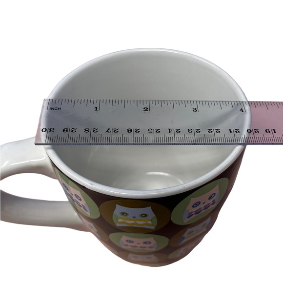 Debra Valencia Blue Harbor Collection Jumbo Owl Coffee Mug - Picture 6 of 8